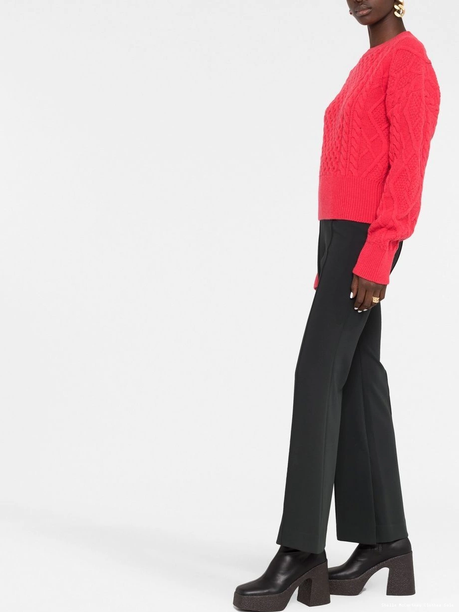 Cheap McCartney Women cropped Aran-knit jumper Stella 0822